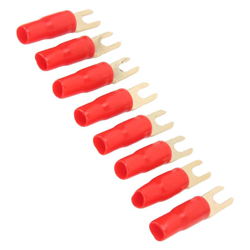 Electrical Crimp Terminals Fork Spade Wire Connectors with Heat Shrink Tube for Auto Home Industry