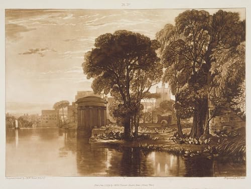 Toile affiche d'art de Turner, gravure Henry Dawe 60x90 cm