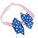 FEITONG 10PC Cute Flower Toddlers Baby Headband Hairband Wave Point Bowknot Photography