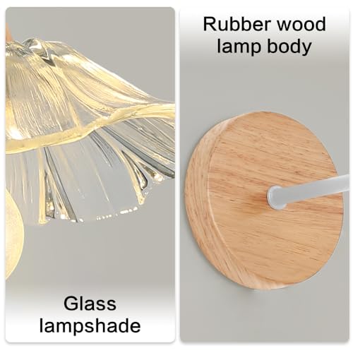 Accesorio de madera interior WQHPLMD con detalles de vidrio sutil 5