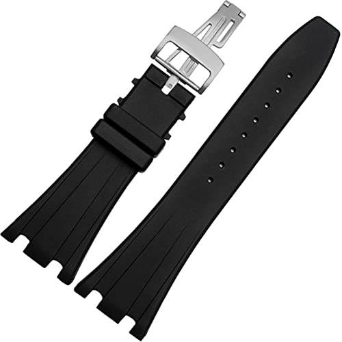 Bande de montre en silicone 28mm SAAWEE idéale pour le sport et bureau