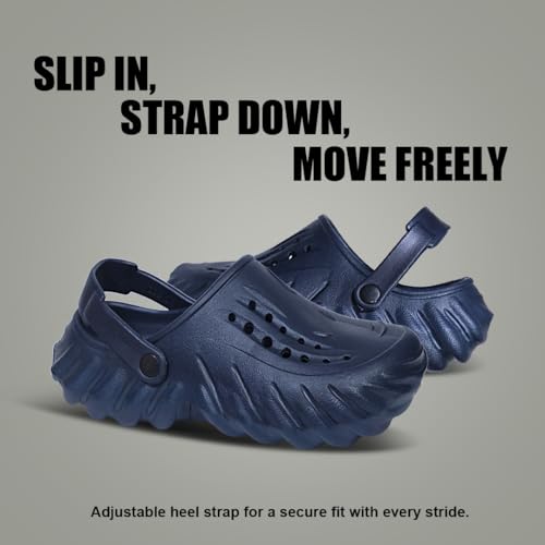 Image of Men's Clogs | Lightweight, Waterproof, Durable & Stylish Casual Footwear | Indoor & Outdoor Slip-On Slippers for Men