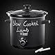 Russell Hobbs 24180-56 Slow Cooker, Schongarer, Keramik, 3.5 liters, schwarz