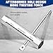 WORKPRO 9-Piece Shower Valve Socket Wrench Set with Bar Handle, for Bathroom Removal of Tub and Shower Valves, Home Plumbing Repairs, Double-Ended, Storage Bag Included