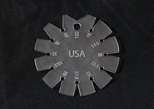 Bevel Gauge 15°-120° Clear Acrylic - Made in America