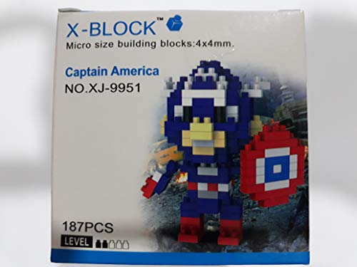XJ9951 FIGURA HEROE AMERICANO X-BLOCK