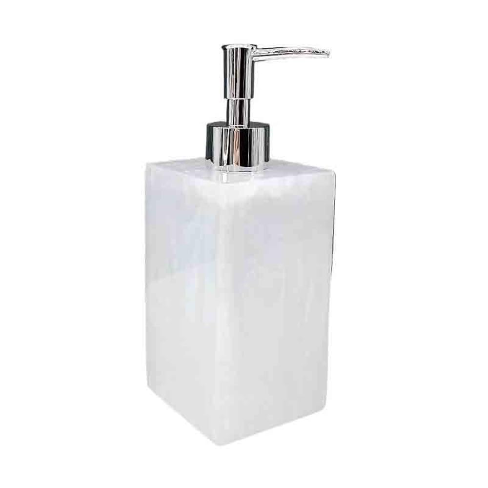 Home Hotel Soap Dispenser Lotion Bottle Home Bathroom Dispensing Push Plastic White/Black/Beige 500ml Shower Dispensers(White)