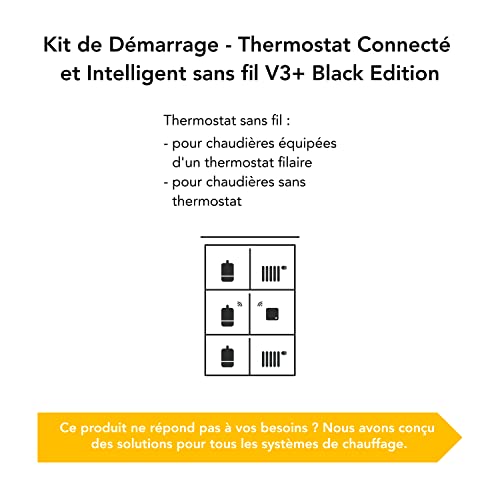 tado° smart home Thermostat (Funk)- Wifi Starter Kit V3+- Black Edition- digitale Heizungssteuerung für Boiler- einfache Installation- kompatibel mit Alexa, Siri & Google Assistant-2