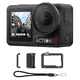 DJI Osmo Action 5 Pro Combo Impugnatura per street photography, fotocamera d’azione 4K per creatori, sensore da 1/1,3″, FOV di 155°, batteria da 4 ore, telaio multiuso e impugnatura