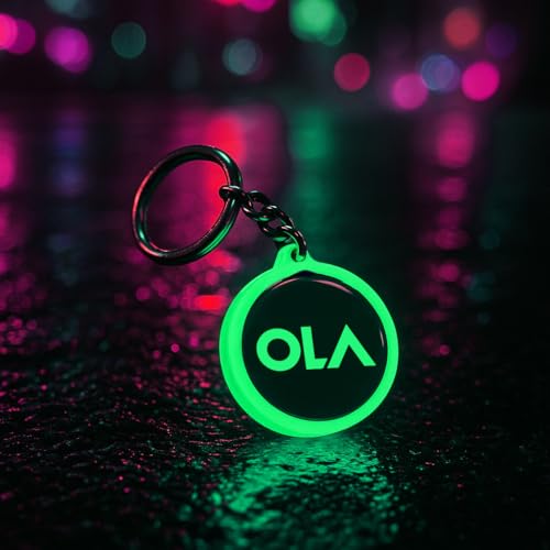 Image of Mi Glow Store Glow in Dark Keychain for Bike Men | Gift for Man | Bike Accessories | Charges in Light Glows in Dark | Key chain for Bike