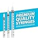 Easy Touch 30 Gauge U-100 Insulin Syringes (30G 0.3cc 5/16”) with 5/16” Short Needle, 0.3cc (30 Unit Capacity), Bold Markings for Accurate Dosing, Disposable, Box of 100
