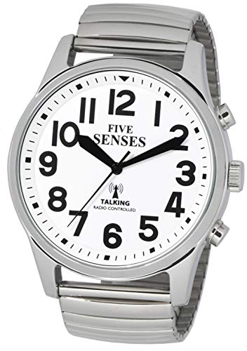 English Atomic Jumbo Size (43mm) Talking Watch with Loud Alarm Clock for Visually