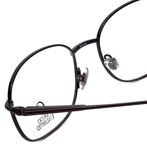 Image of Ducks Unlimited Titanium Designer Reading Glasses Lincoln in Charcoal 57mm