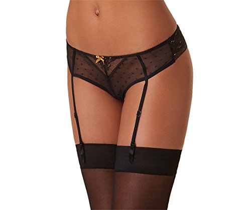 Preisvergleich Produktbild Passionata Damen Tanga Cheers, Schwarz (Schwarz 11), 42