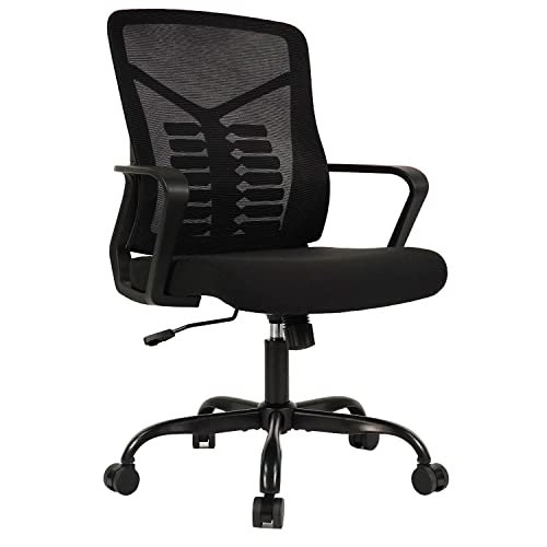 Enjoyseating Home Office Desk Chairs,Ergonomic Mesh Chair With Lumbar Support Adjustable Height Swivel Computer Task Chair #TOP10