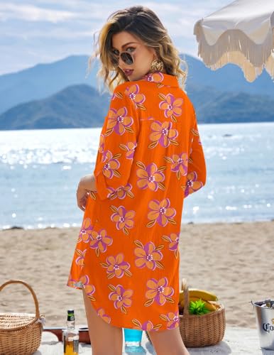 Image of Ekouaer Swimsuit Coverup for Women Bathing Suit Cover Up 2026 Summer Beach Vacation Outfits