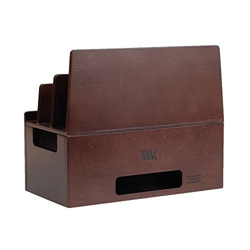 Mobilevision Bamboo Charging Station Stand And Multi Device Organizer Charging Dock #TOP3