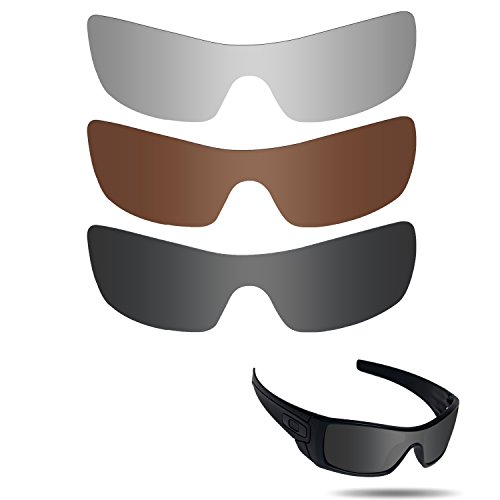 Lentes de repuesto para Oakley Batwolf de Fiskr pack de 3 colores