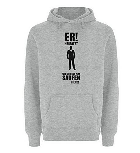 Pull à capuche souvenir Junggesellen Abied Meute pour fêter le mariage entre amis