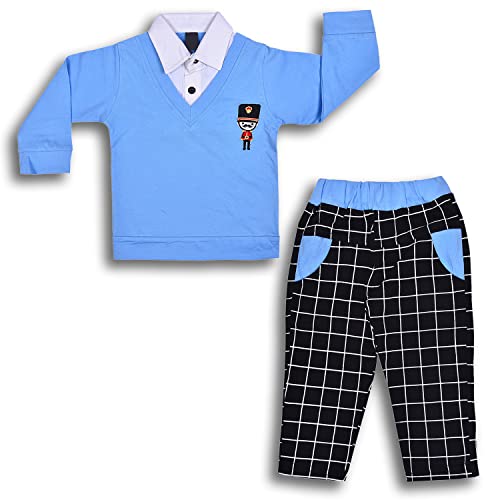 Image of Wish Karo Cotton Clothing Sets For Baby Boys-(bt76nw)