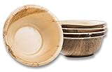 𝐒𝐈𝐍 𝐐𝐔Í𝐌𝐈𝐂𝐎𝐒 - Nuestros cuencos y platos de usar y tirar se forman bajo calor y presión y se crean exclusivamente a partir de hojas de palma que han caído al suelo naturalmente. Por lo tanto, nuestra vajilla está libre de plástico, es natural, compostable e ideal para servir tu comida