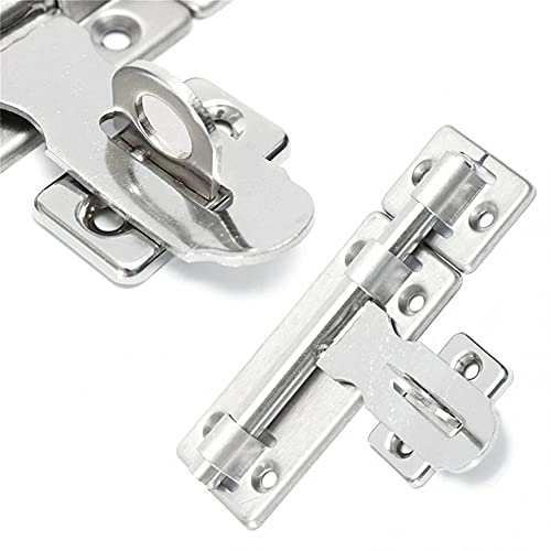 Serrure de porte en acier inoxydable 4 pouces loquet brossé durable