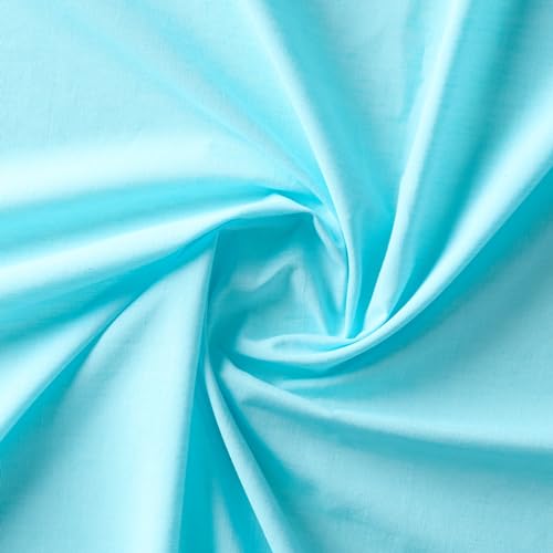 Image of 100% Pure Cotton 3 Layer Dohar, Single Bed Blanket Comforter, (60''X90'' / 152X230 CM), Uni Chambray, Skin Friendly Dohar, Color - Baby Blue