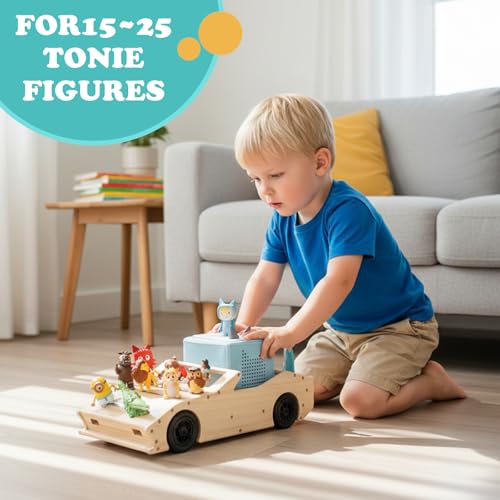 Image of Sports Car for Tonies Box Organizer Shelf Storage, for Tonie Shelf Magnetic, Compatible with Toniebox 1 /2 Player Tonies Figures Characters for Children, Display Collection 10~20 Characters