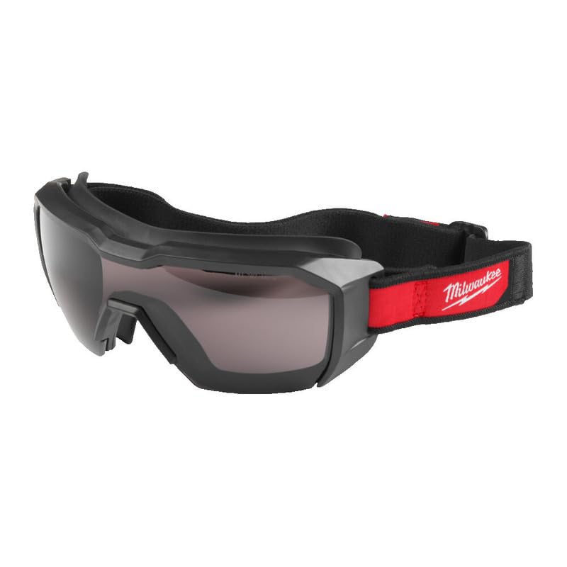 Milwaukee Gafas de seguridad ventiladas de perfil bajo, tintadas