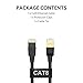 ATTMONO Cat8 Ethernet Cable, Professional Network Patch Cable 40Gbps 2000Mhz S/FTP LAN Wires, High Speed Internet Cable Cord with RJ45 Gold Plated Connector for Modem, Router, PC
