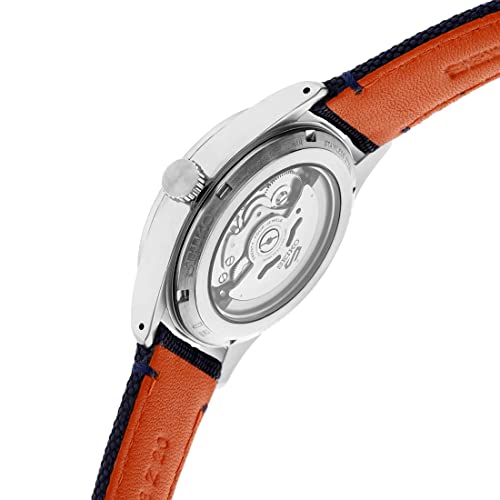 Seiko Leather New 5 Sports Analog Blue Dial Men Watch-Srph31K1, Bandcolor-Blue - Image 3