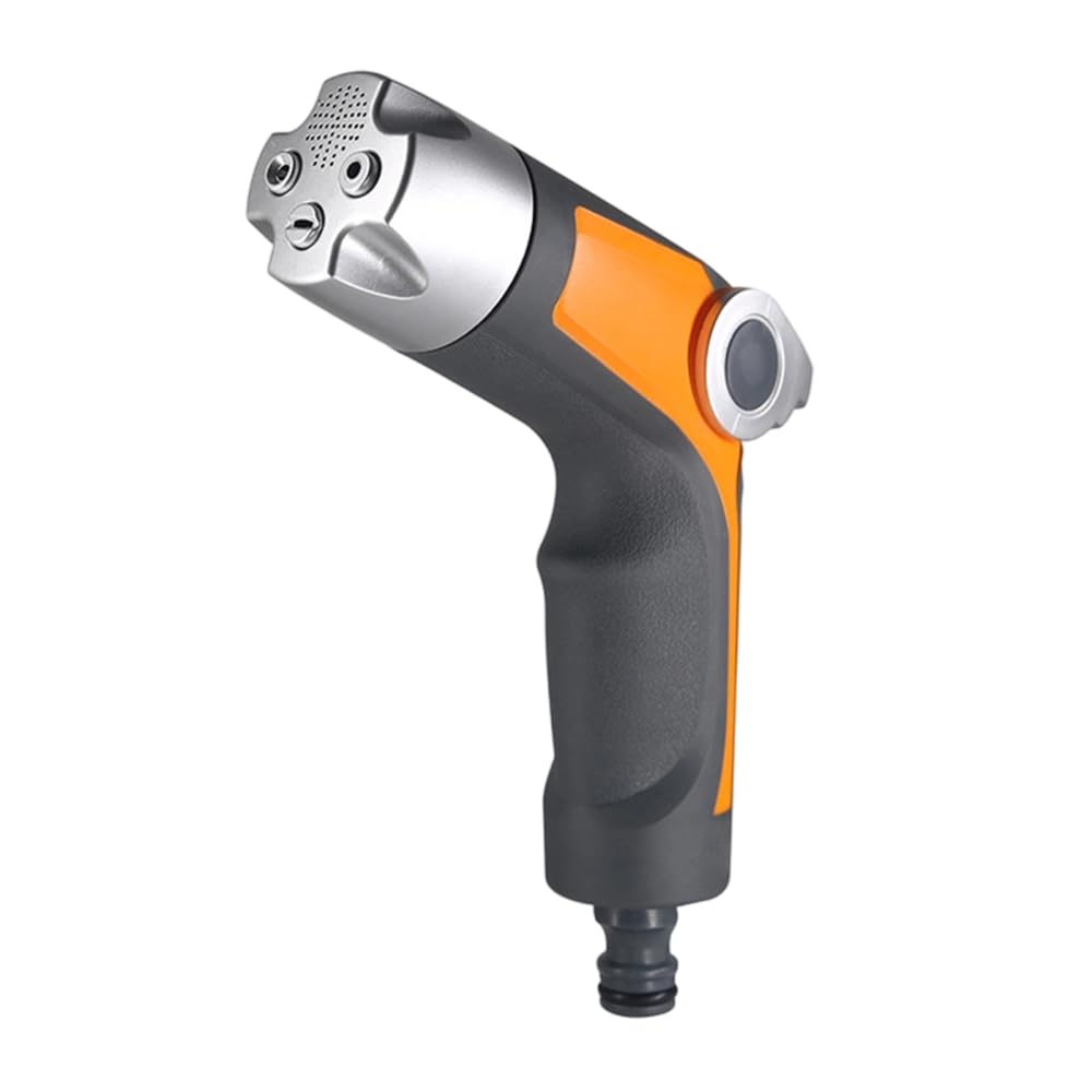 Garden Hose Spray Gun, 4-Mode Adjustable Handheld Water Sprayer Nozzle for Lawn Watering Car Washing Pet Showering Cleaning