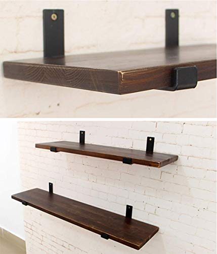 Supports d'étagère muraux robustes en fer avec lèvre de sécurité pour rayonnage de charge