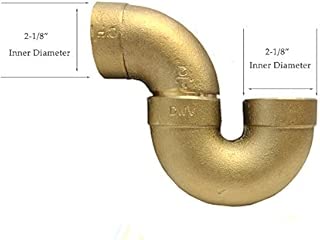 Libra Supply DWV 2 inch, 2-inch, 2'' Cast Brass P-Trap C x C, (Click in for more size options)DWV Copper Pressure Pipe Fitting Plumbing Supply - coolthings.us