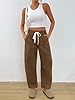 Trendy Queen Womens Corduroy Pants Fall Barrel Lin... #5