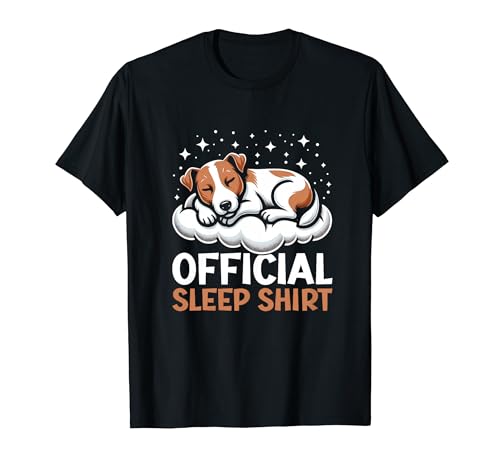 Pijama oficial Jack Russell Terrier PJ Sleeping Napping Camiseta