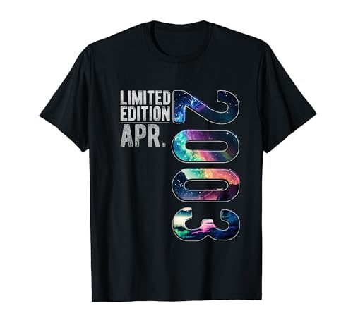Limited Edition 2003 Birthday Born In April Birthday 2003 Camiseta