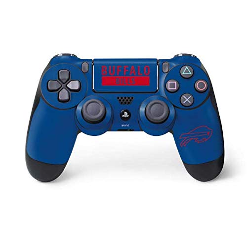 Skinit Decal Gaming Skin Compatible with PS4 Controller - Officially Licensed NFL Buffalo Bills Blue Performance Series Design