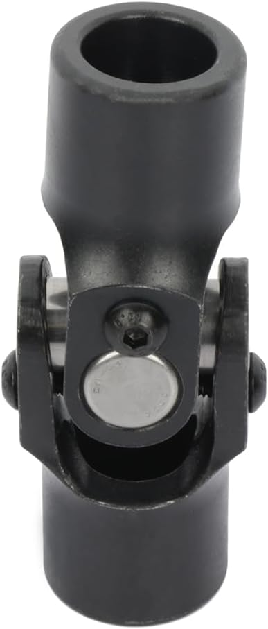 Aintier Black Single 96mm 3/4" Round x 3/4" Smooth Round Universal Steering Shaft U-Joint