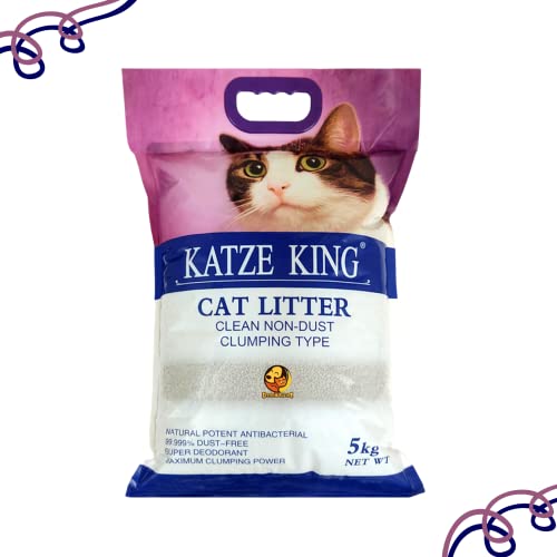 Foodie-Puppies-Katze-King-Strong-Fragrance-Cat-Litter-5Kg-Apple-Clean-Non-Dust-Clumping-Type-Exclusive-Scoopable-with-Odour-Control-for-Cat-and-Kitten