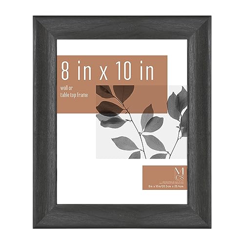 MCS Classic Studio Gallery Frame, Black Woodgrain, 8 x 10 in, Single, Classic Black