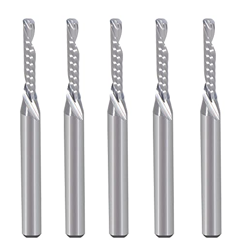 Brocas para zurdo 3,175mm solucionan roturas en acrílico y aluminio blando