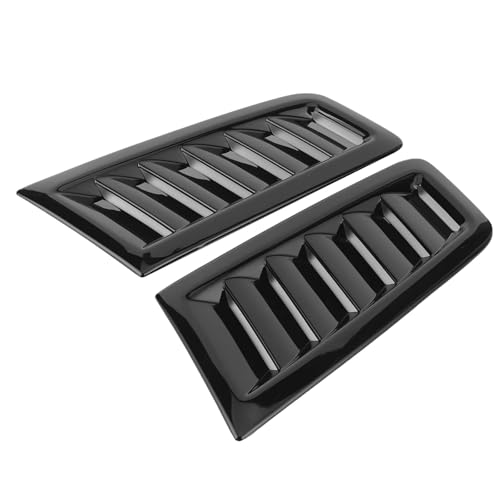 Grilles d'évent de capot moteur en finition noire pour Seat Leon et Ibiza - 2