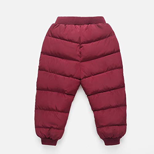 Happy Cherry Kinderwinterbroek, lichte donsbroek, baby, dikke warme sneeuwbroek met elastische band, winddicht… - Image 3