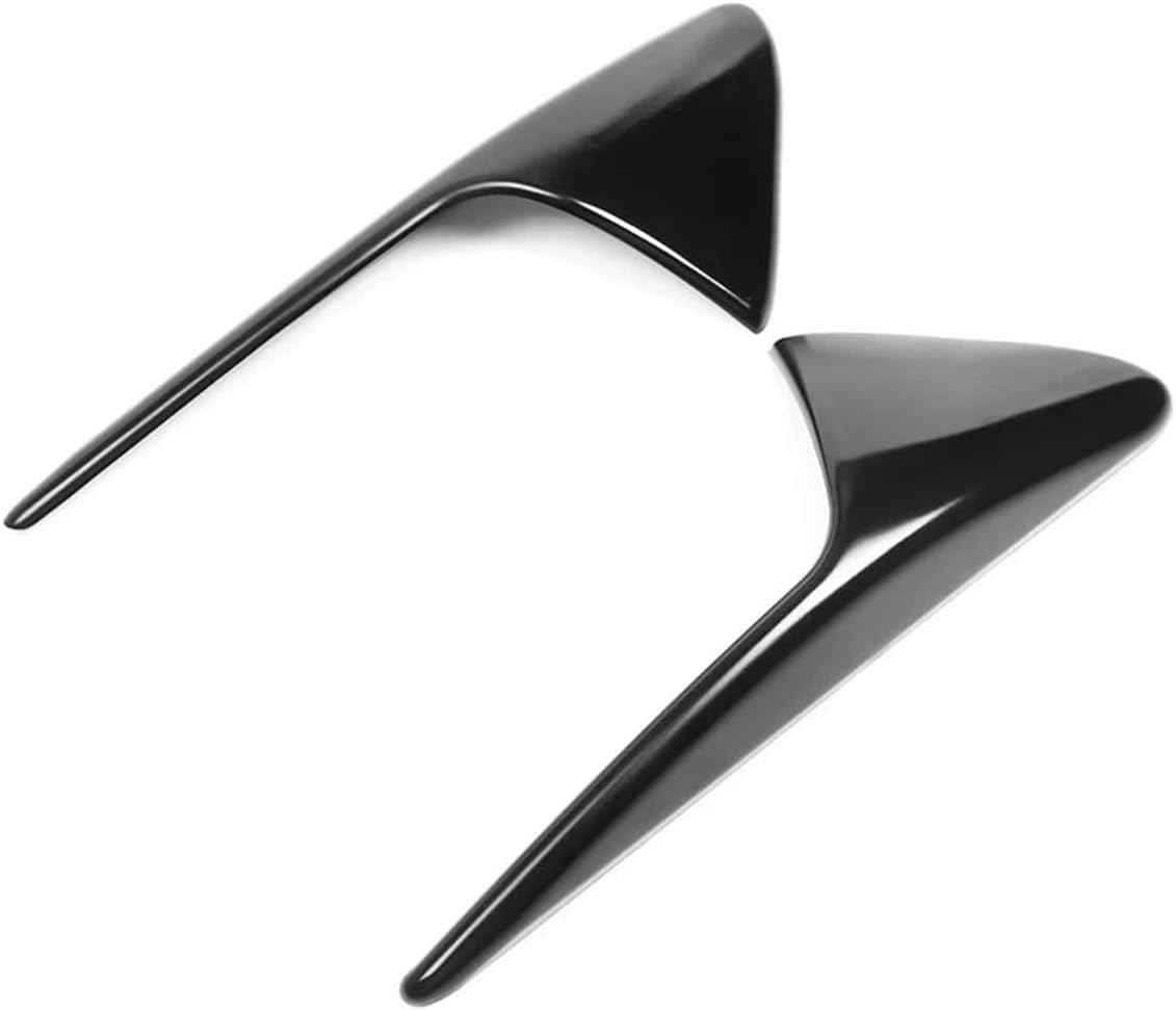 Side Camera Protection Cover Compatible with Model Y/3 Body Kit ABS Carbon Fiber Side Camera Decorative Leaf Panel Accessories 2023(M3Y Matte Carbon)