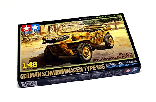 Material: Plastic Tamiya Military Model 1/48 German Schwimmwagen T.166 Scale Hobby 32506