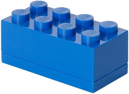 LEGO Mini caja con 8 perillas, en azul brillante