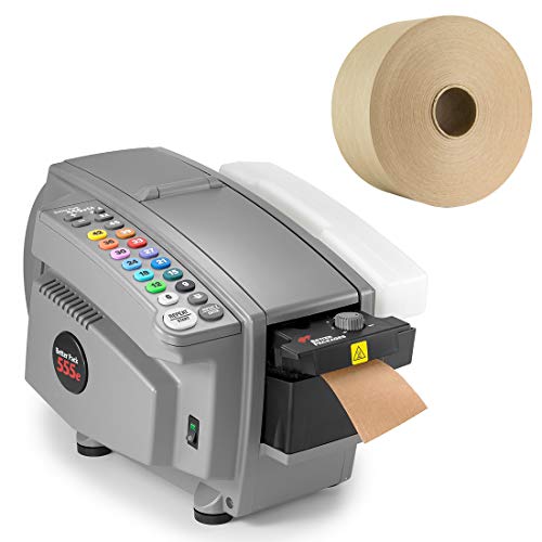 Image of Better Packages BP555eSA Water Activated Tape Dispenser with Automatic Advance Feature + 1 Case of Tape