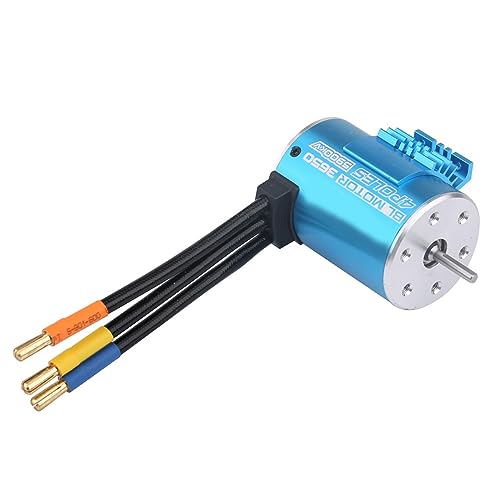 VGEBY RC Boat Motor, 3650 5900KV 4 Poles 12 Slots RC Car Brushless Motor for 1/10 1/16 1/18 RC Car Boat Accessory - Image 2