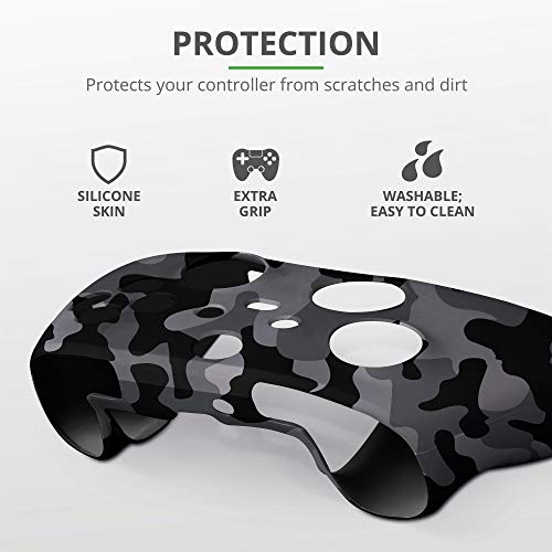 GXT 749K Silicone Custodie Cover Pelle Antiscivolo per Xbox Controller, Xbox Series X, Xbox Series S, Xbox One (X) - Nero - Controller - Immagine 1